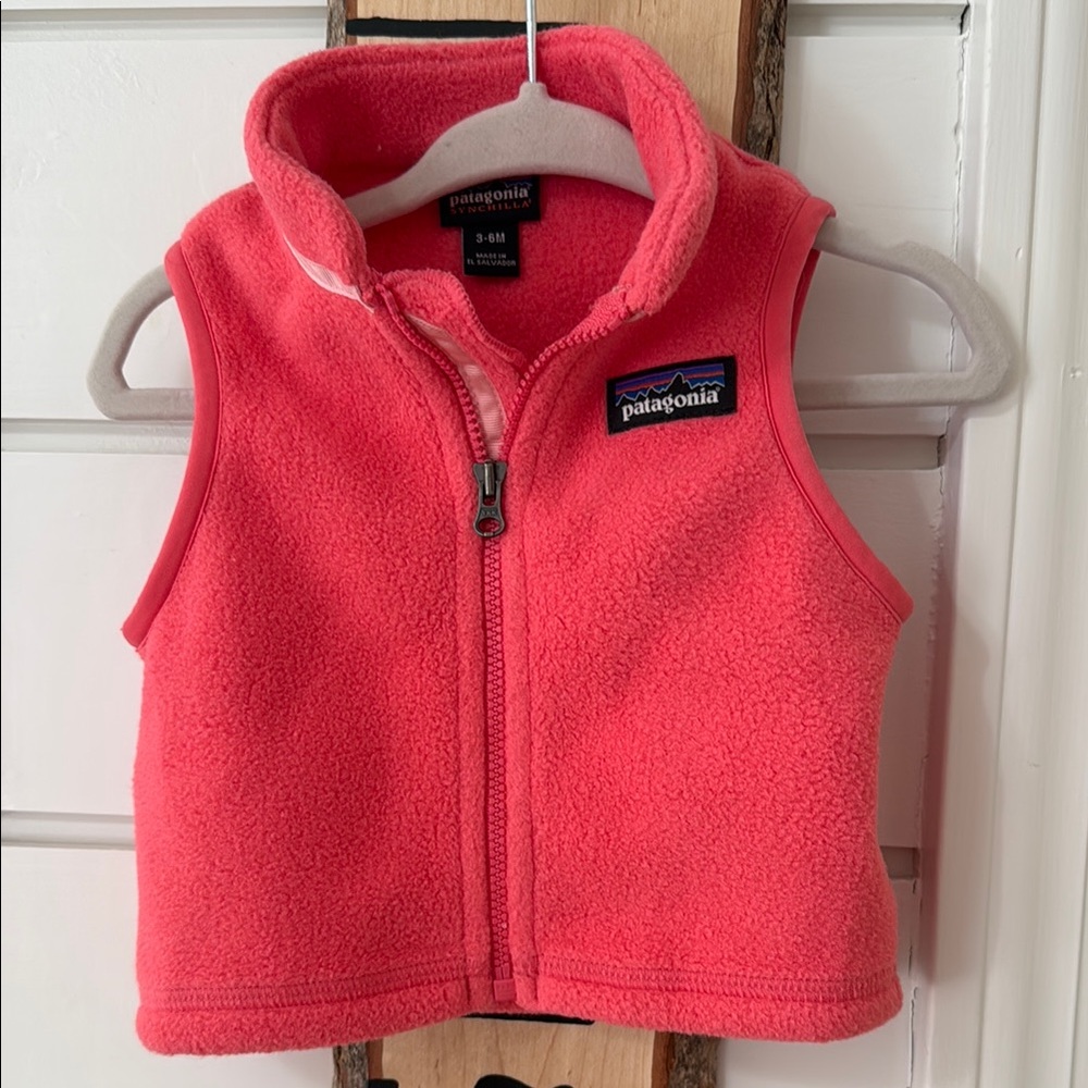 Patagonia Pink Fleece Vest
